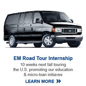 Tour Roadie Missions Internship