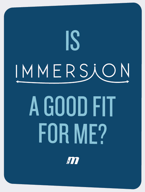 IMMERSION Fit Quiz